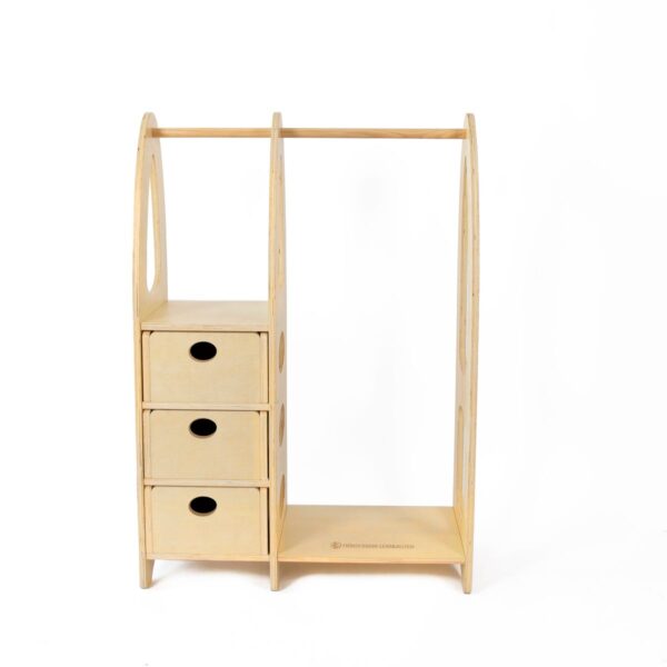 Kindergarderobe aus Holz - abwischbare Premiumqualität – Bild 2