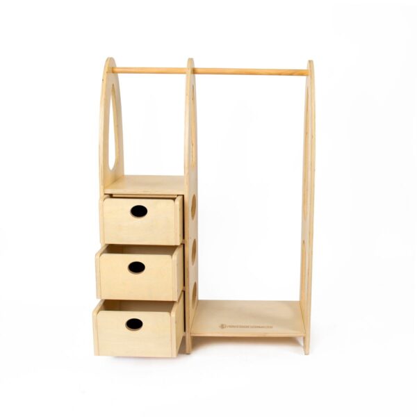 Kindergarderobe aus Holz - abwischbare Premiumqualität – Bild 3