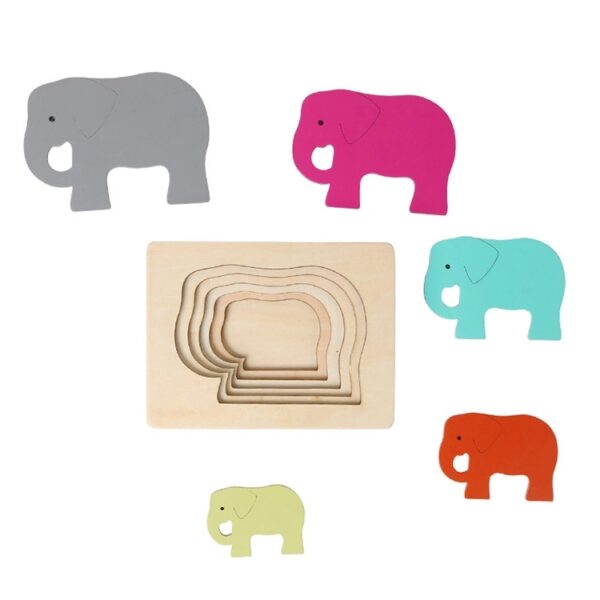 Lagenpuzzle Der Elefant – Bild 2