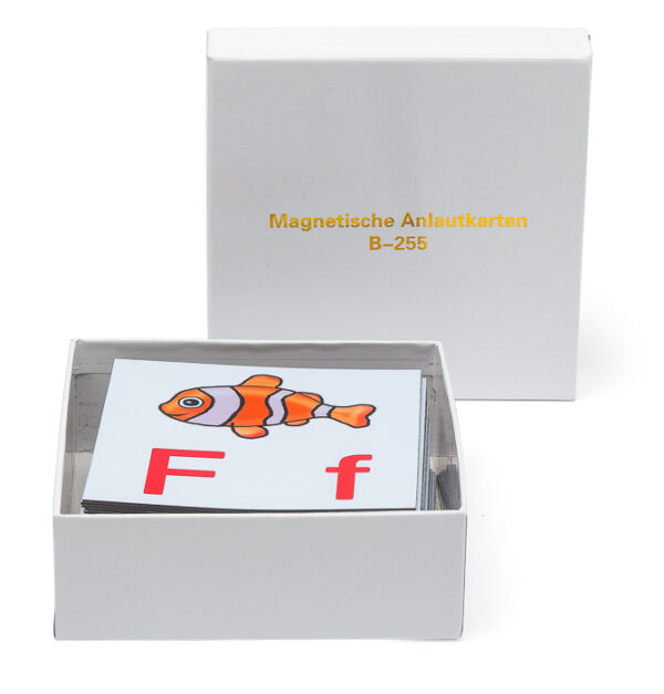 Magnetische Anlautkarten - 37 Magnettafeln 12,5 x 12,5 cm – Bild 2