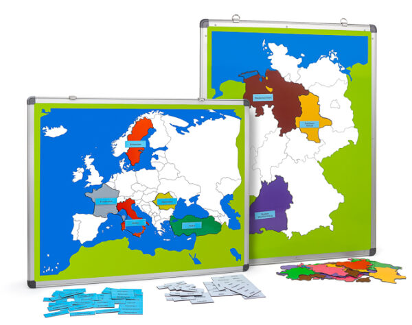 B-Ware: Magnetische Europa- und Deutschlandkarte – Bild 3