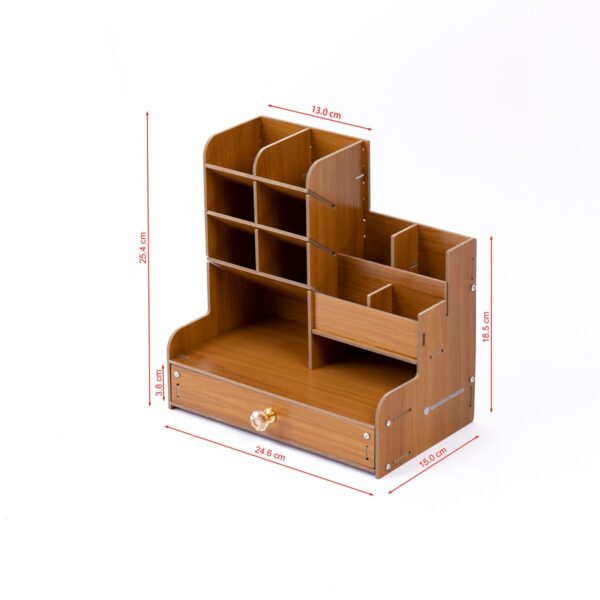 Schreibtisch-Organizer aus Holz – Bild 5