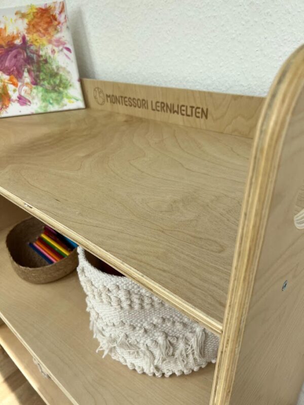 Montessori-Regal aus Holz - abwischbare Premiumqualität – Bild 8