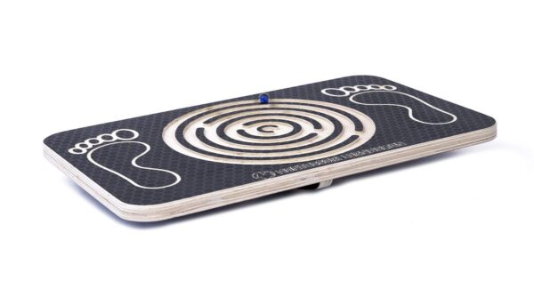 Balance Board aus Holz mit Labyrinth – Bild 2