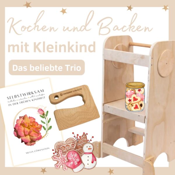 Kochen und Backen mit Kleinkind: Das beliebte Trio