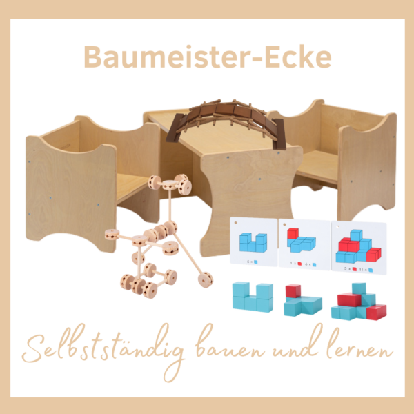 Baumeister-Ecke: Selbstständig bauen und lernen