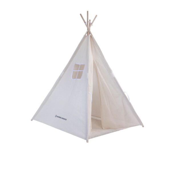 Premium Tipi Kinderzelt - Spielzelt mit gepolsterter Decke