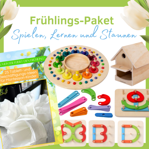 Frühlings-Paket : 4 Materialien zum Spielen, Lernen, Staunen